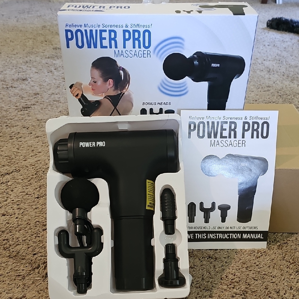 Power Pro Black Massager